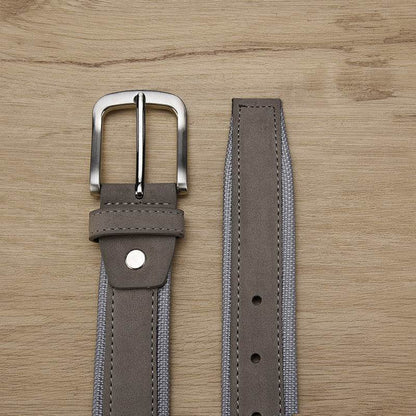 Creative Korean Suede Men's Belt - Genuine Leather & Stylish Alloy Buckle - Buy Center