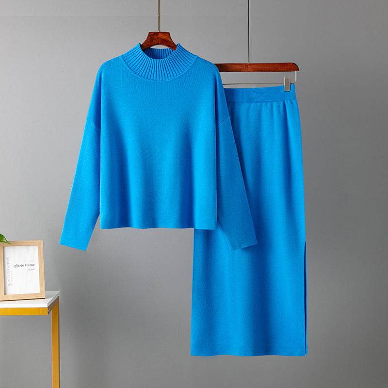 Buycenter Women's Fashion Two-Piece Sweater Set - Stylish & Comfortable - Buy Center