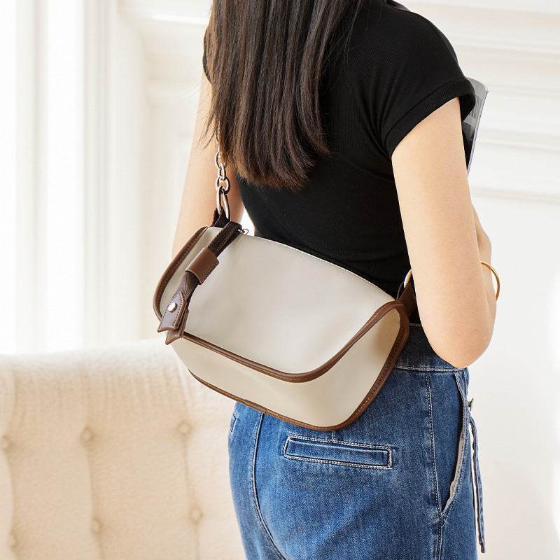Buycenter Women's Crossbody Bag - Soft Genuine Leather Saddle Bag - Buy Center