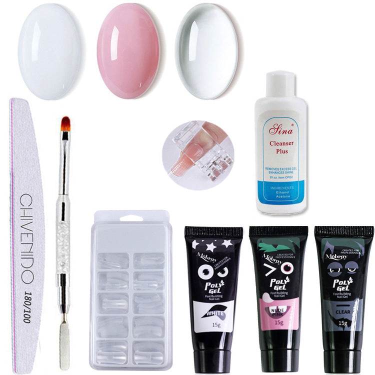 Nail Art Solid Extension Glue Set - Multi-Purpose & 4 Color Options - Buy Center
