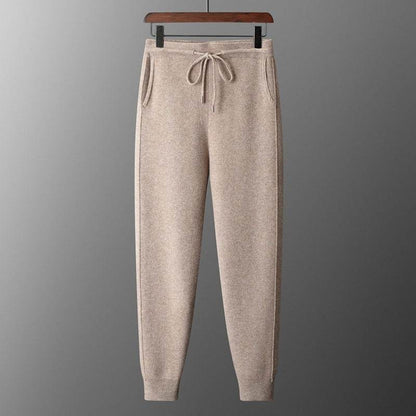 Men's High Waist Wool Harem Pants - Casual Style & Lock Foot Fit - Buy Center