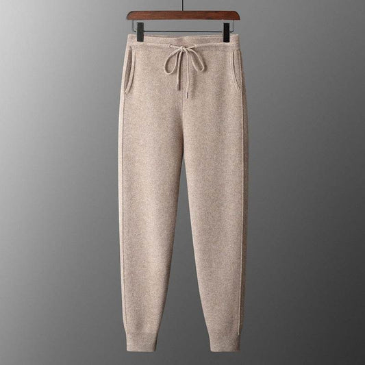 Men's High Waist Wool Harem Pants - Casual Style & Lock Foot Fit - Buy Center