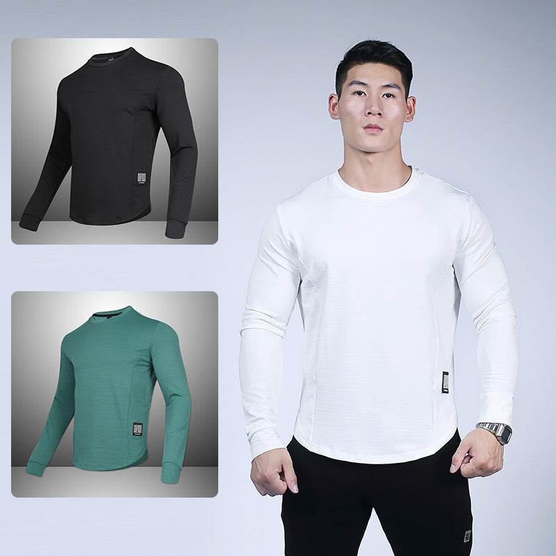 Outdoor Crew Neck T-Shirt Sweater - Quick-Drying Casual Sports Top - Buy Center
