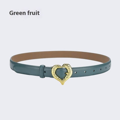 Personalized Love Leather Belt - Stylish Cowhide Accessory for Women - Buy Center