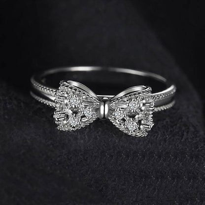 Versatile Bowknot Ring - Stylish European & American Design for Girls - Buy Center