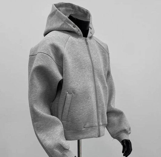 Trendy Loose Retro Zipper Cardigan Sweater - Stylish Winter for Men - Buy Center