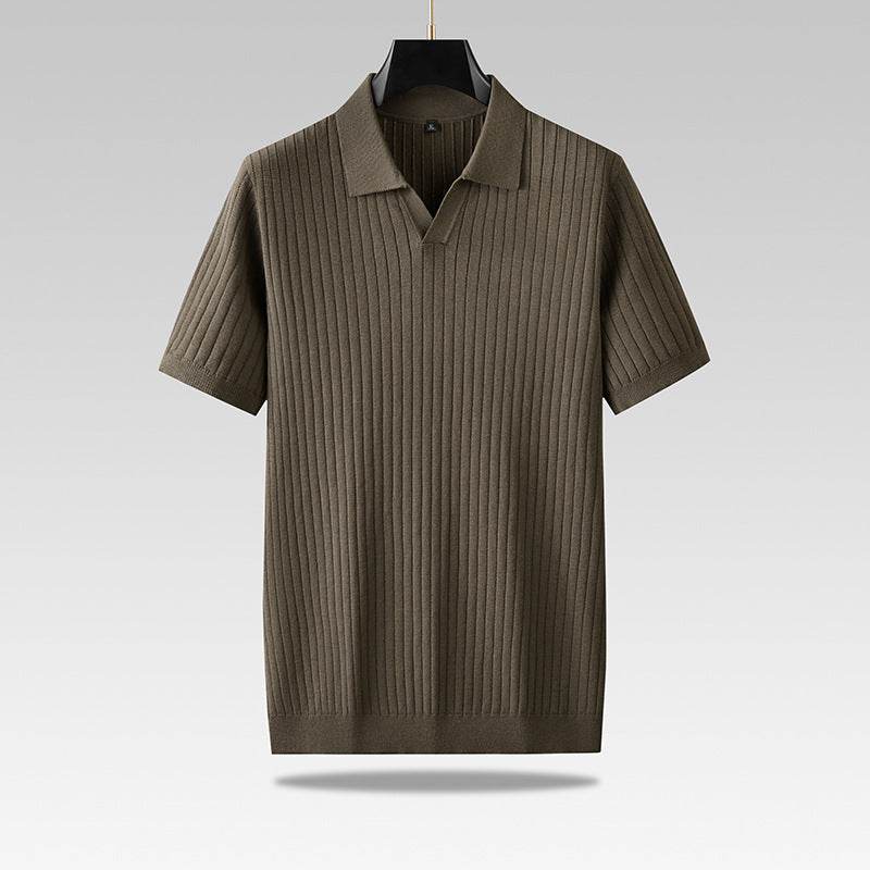 Buycenter Men's Plus Size Casual Lapel Short Sleeve Shirt - Spring Fashion - Buy Center