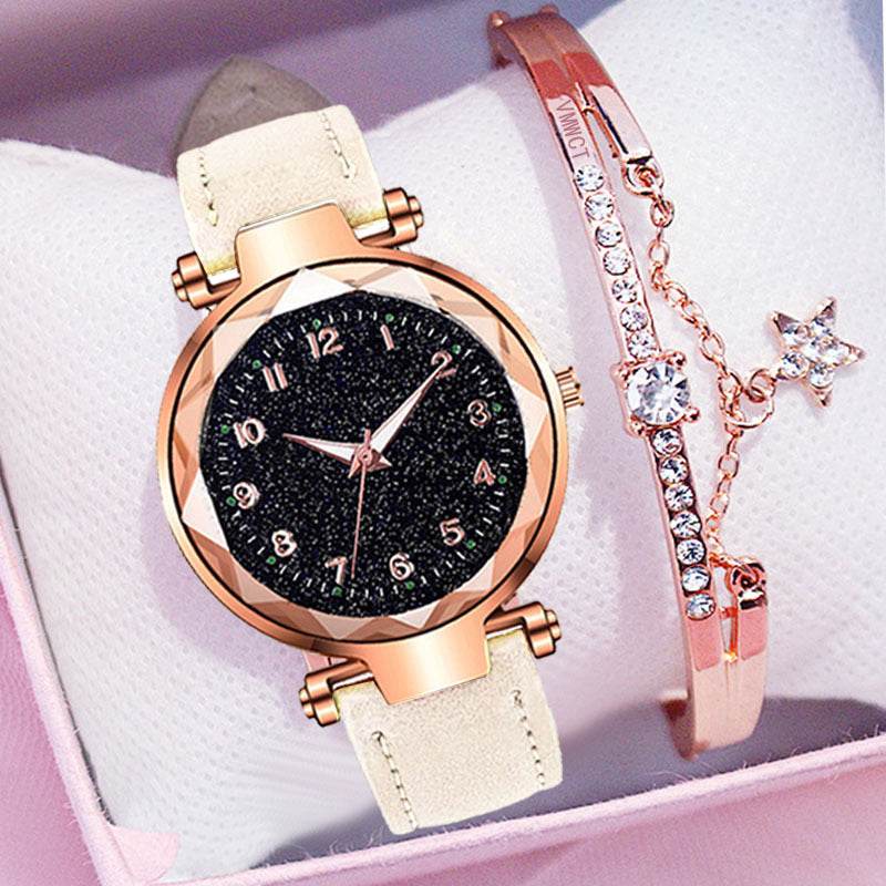 Center Trendy Women's Starry Sky Watch - Casual Bracelet Timepiece - Buy Center