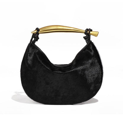 Buycenter Genuine Leather Sardine Bag - Horsehair Clutch in Trendy Styles - Buy Center