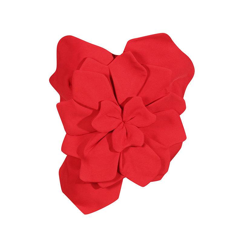 Three-Dimensional Flower Backless Tube Top Vest - Sexy Women's Camisole 2025 - Buy Center