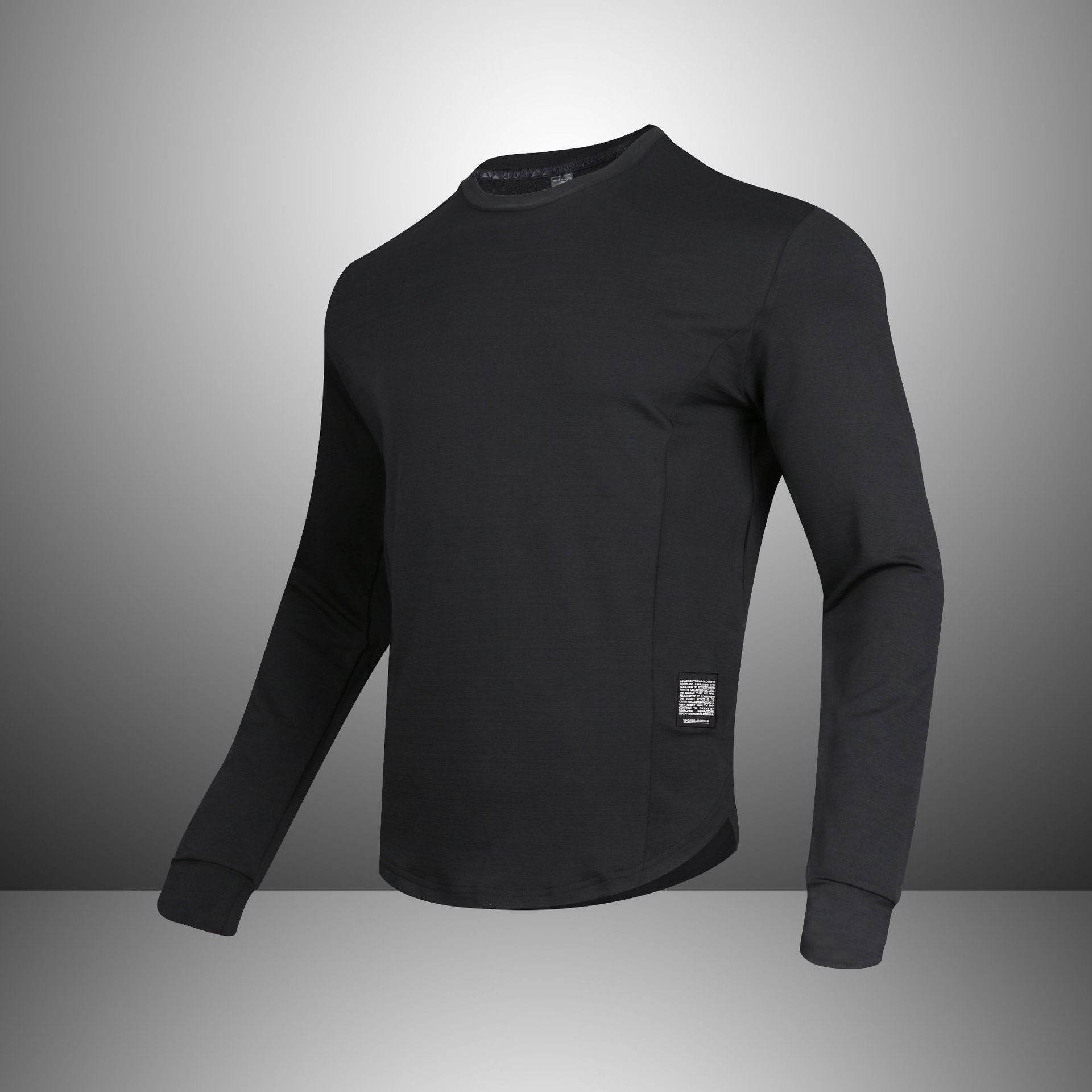 Outdoor Crew Neck T-Shirt Sweater - Quick-Drying Casual Sports Top - Buy Center