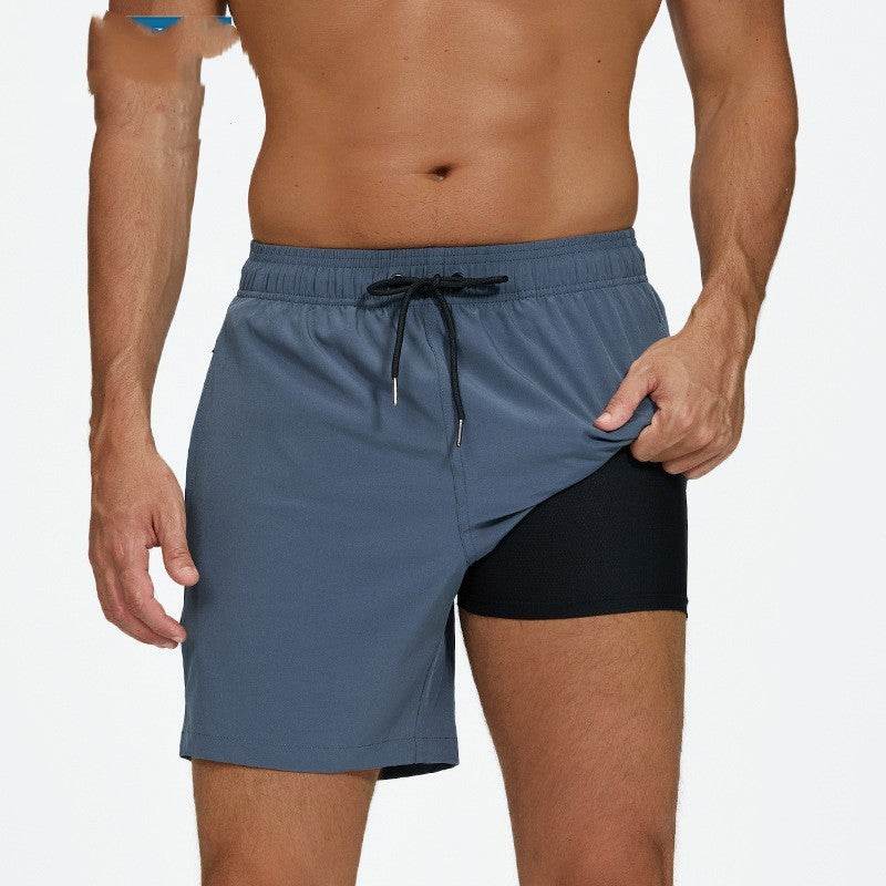Men's Quick-Drying Beach Pants - Stylish Double-Layer Swim Trunks 2025 - Buy Center