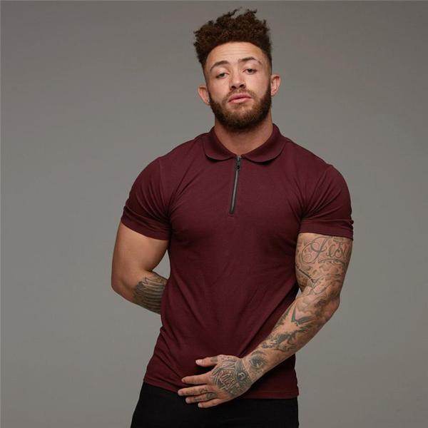 Buycenter Men's Fitness Tops - Striped Outdoor Sports Apparel for Comfort - Buy Center