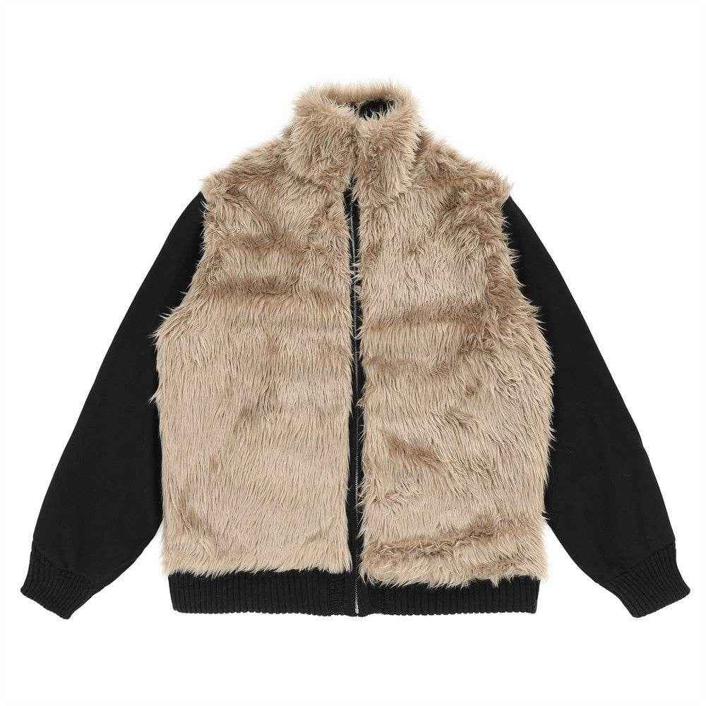 Retro Mountain Carving Warm Stand Collar Coat - Stylish & Comfortable Fit
