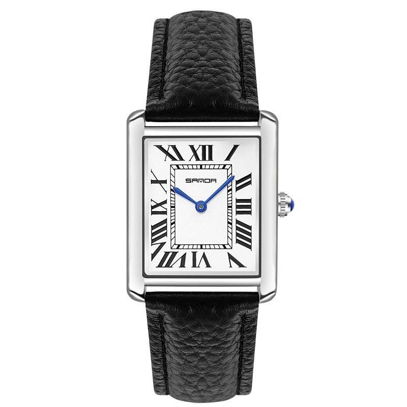 Roman Scale Waterproof Couple Watch - Trendy Fashionable Accessory 2025 - Buy Center