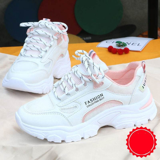 Buycenter Trendy Women's Casual Sneakers - Breathable Platform Design - Buy Center