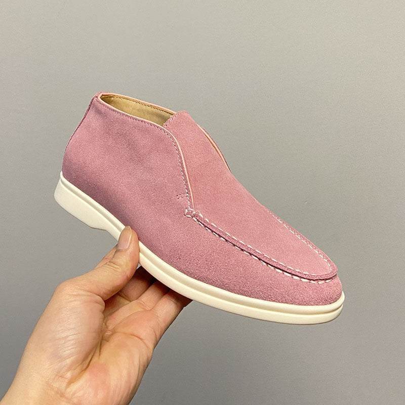 Retro Flat Ankle-Length Loafers - Stylish Casual Shoes for All-Day Comfort - Buy Center