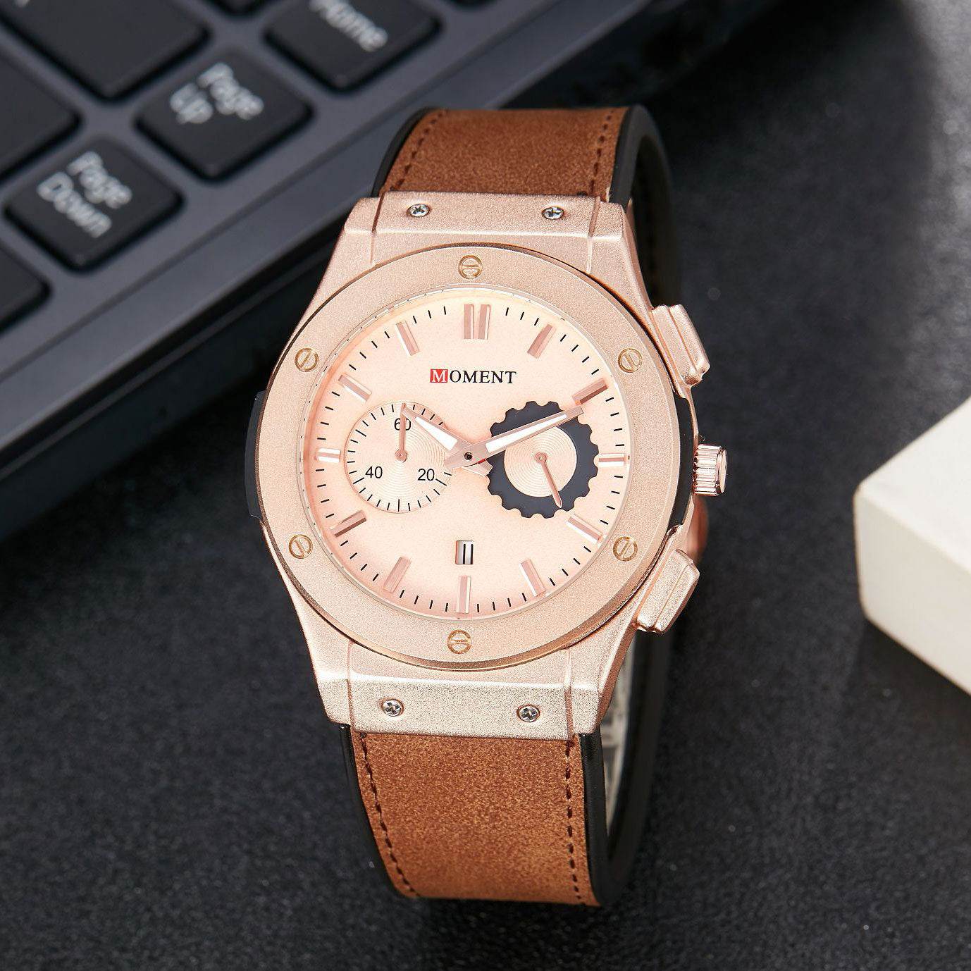 Buycenter Trendy Outdoor Quartz Watch - Waterproof, 50m, Stainless Steel - Buy Center