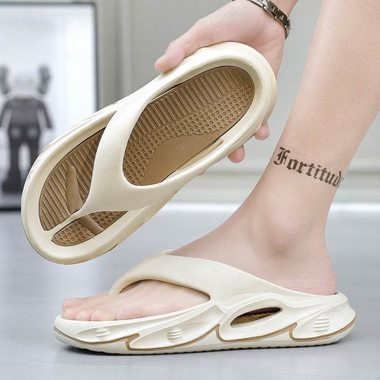 Summer Platform Slip-On Slippers for Men - Lightweight Casual Footwear - Buy Center