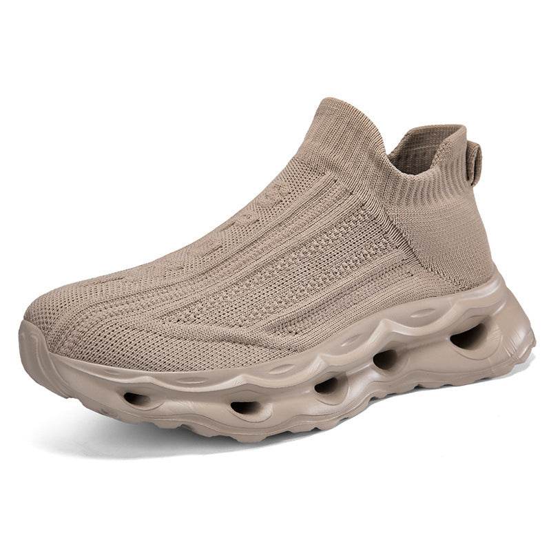 Plus Size Flyknit Sports Shoes - Stylish Breathable Comfort for Everyday Wear - Buy Center