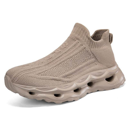 Plus Size Flyknit Sports Shoes - Stylish Breathable Comfort for Everyday Wear - Buy Center