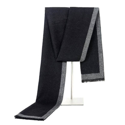 Men's Fashion Simple Brushed Warm Scarf - Premium Stylish Accessory 2025 - Buy Center