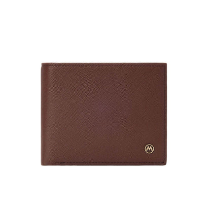 Men's Casual Cross Pattern Wallet - Stylish PU Leather in Black & Brown - Buy Center