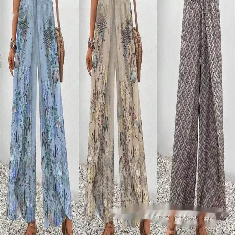 Buycenter Women's Casual Wide-Leg Pants - Stylish High Waist Fashion - Buy Center