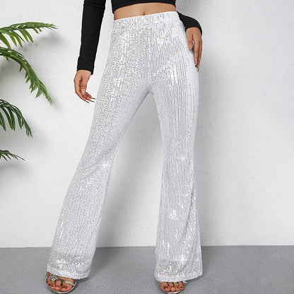 New Sequin Bootcut Pants - Trendy Stylish Trousers for Modern Women - Buy Center