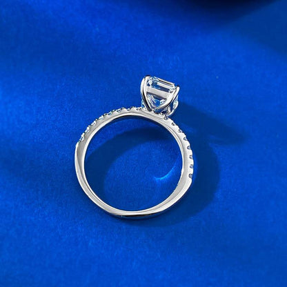 Buycenter S925 Silver Diamond Ring for Women - Stylish Geometric Design - Buy Center