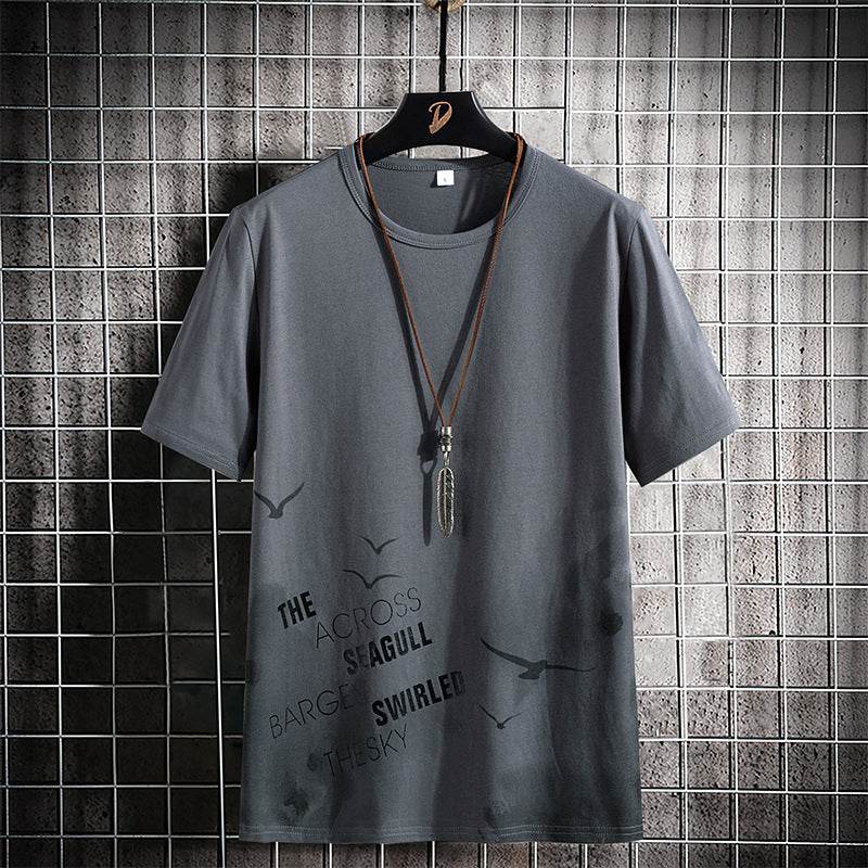 Buycenter Round Neck Casual Half Sleeve Shirt - Comfortable Cotton Fit - Buy Center