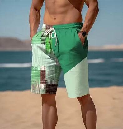 New Summer Hawaiian Printed Men's Shorts - Breathable & Micro Elastic Comfort - Buy Center