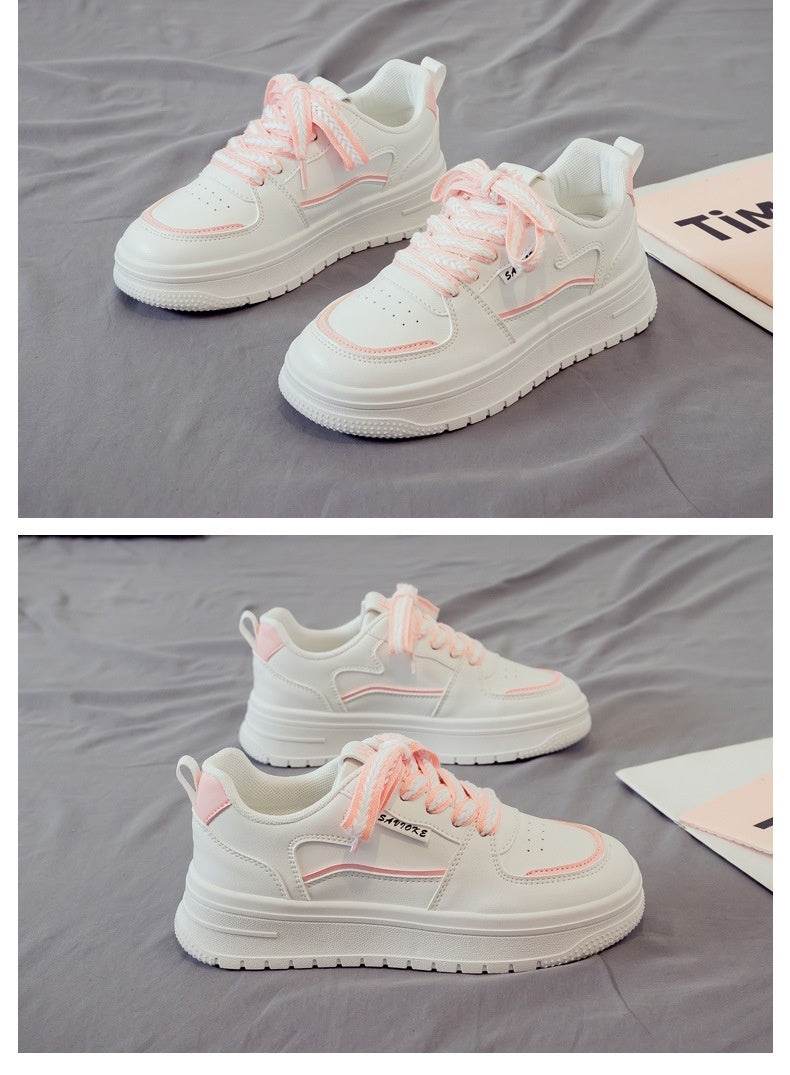 Buycenter Casual Platform White Shoes - Breathable Running Sneakers for Women - Buy Center