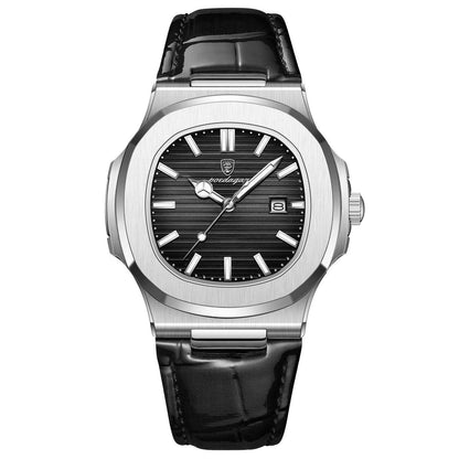 Buycenter Men's Waterproof Luminous Quartz Watch - Sleek Alloy Design - Buy Center