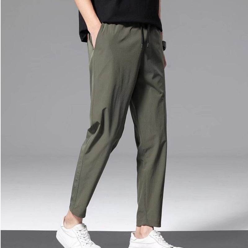 Thin Ice Silk Casual Pants - Men's Loose Sweatpants in Multiple Colors - Buy Center