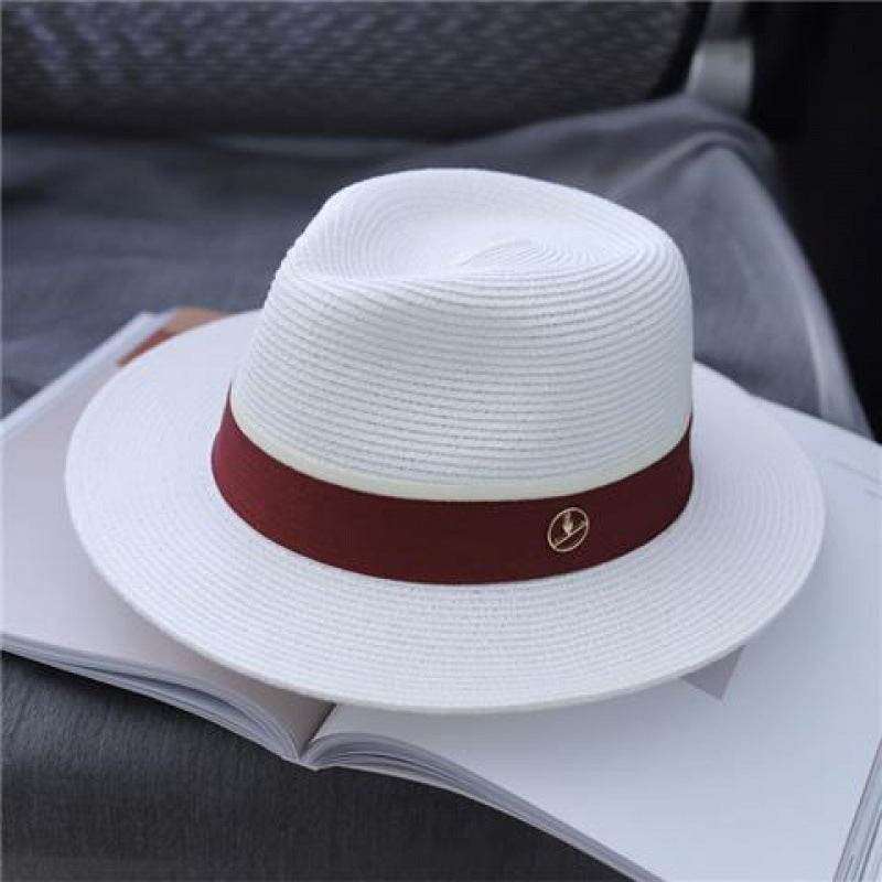 Buycenter Men's Sun-proof Beach Straw Hat - Stylish Sunshade Topper - Buy Center