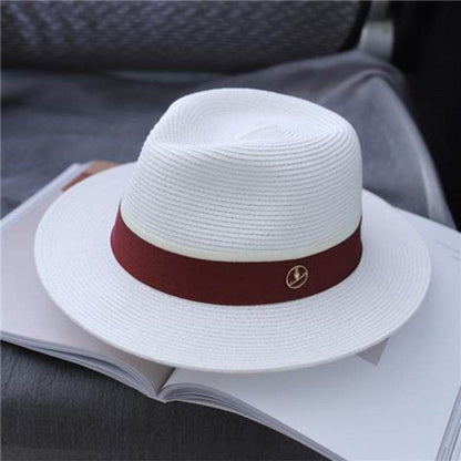 Buycenter Men's Sun-proof Beach Straw Hat - Stylish Sunshade Topper - Buy Center
