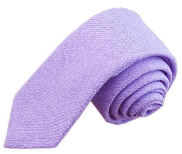 Casual Cotton and Linen Men's Narrow Tie - Stylish 6cm for Any Occasion - Buy Center