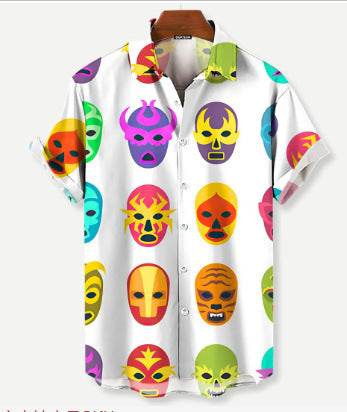 Casual 3D Hawaiian Shirt for Men - Vibrant Summer Floral Prints - Buy Center
