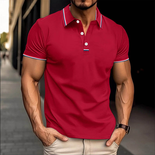 Buycenter Versatile Pull Button T-shirt - Loose Fit, Short Sleeve Options - Buy Center