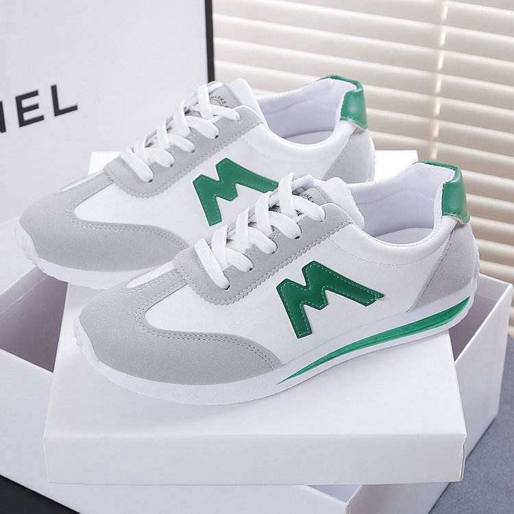 Bottom Argan Women's Leather Running Shoes - Trendy Korean Style, Comfortable Fit - Buy Center
