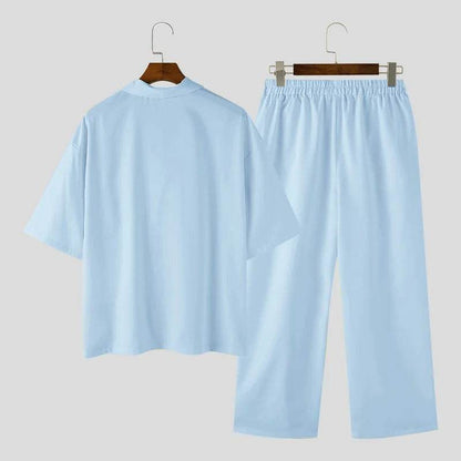 Buycenter Casual Polo Collar Suit for Men - Stylish & Comfortable Fit - Buy Center