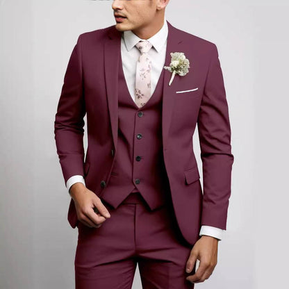 Men's Casual Two Button Suit Set - Stylish Comfort for Every Occasion - Buy Center