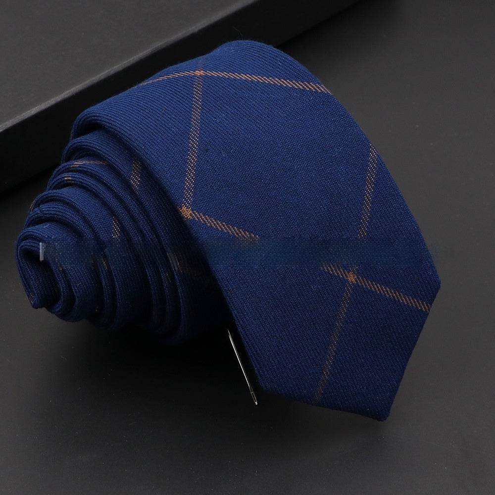 Korean Artificial Woolen Necktie for Men - Casual & Formal Accessory 2025 - Buy Center