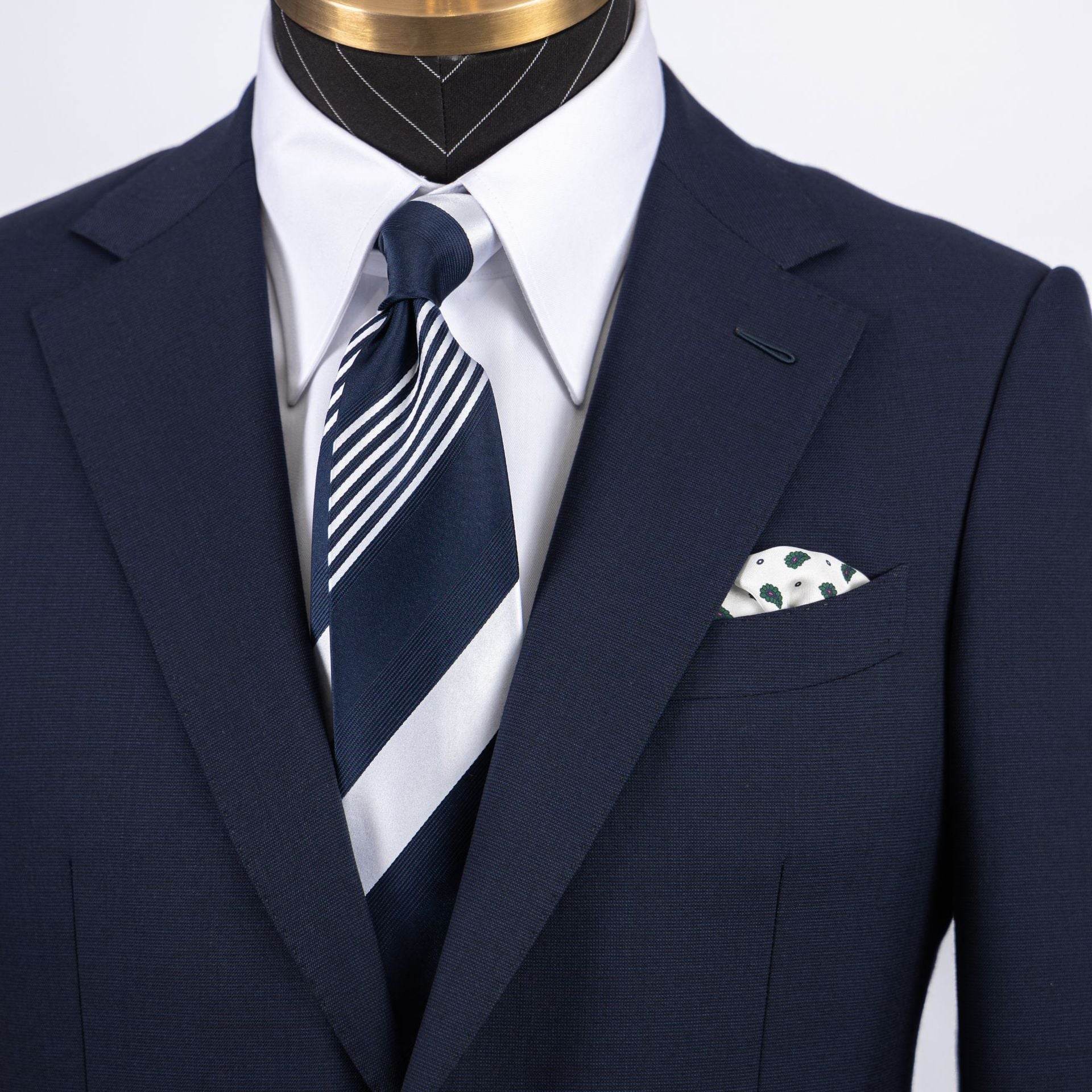 Men's Casual Twill Tie - Stylish Striped Design for Versatile Wear - Buy Center