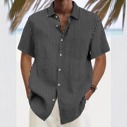 Men's Summer Cardigan - Loose Fit Short Sleeve Casual Style 2025 - Buy Center