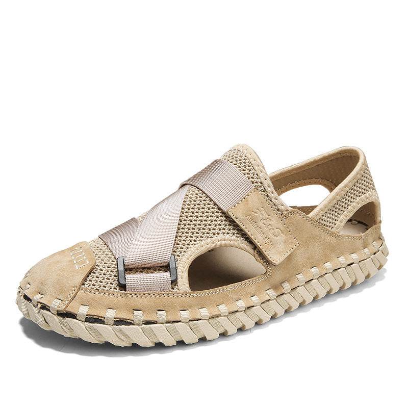 Summer Hollow Men's Breathable Mesh Sandals - Stylish Comfort for Every Occasion - Buy Center