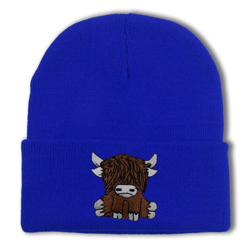 Cartoon Long Hair Yak Knitted Hat - Stylish and Warm Winter Fashion - Buy Center