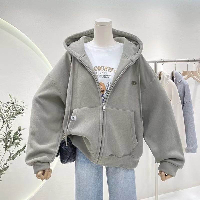 Buycenter Women's Hooded Sweater - Cozy Flannel for Autumn & Winter - Buy Center