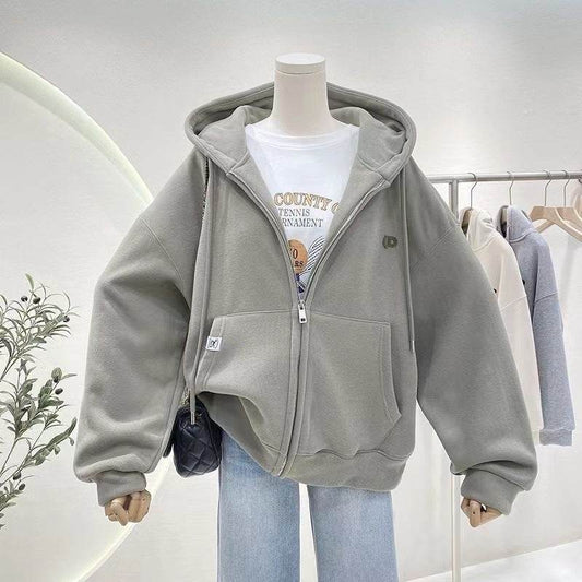 Buycenter Women's Hooded Sweater - Cozy Flannel for Autumn & Winter - Buy Center